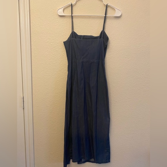 Denim Button Front Dress - Picture 3 of 3